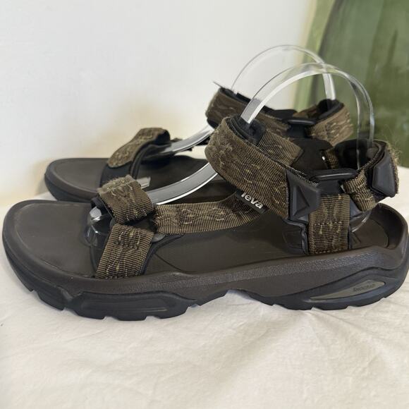 Teva Terra Fi 4 Men’s Sandals Size 10 – Durable Outdoor Adjustable Straps - Picture 1 of 9